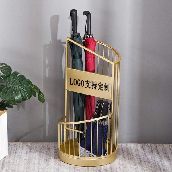 北欧铁艺雨伞架家用创意收纳架大堂门口金色雨伞桶商用放伞筒轻奢,住宅家具,家用雨伞架,淘宝优惠券,粉丝福利购,淘宝优惠卷