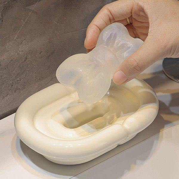 香皂盒免打孔卫生间洗手台沥水肥皂盒轻奢高档浴室收纳香皂置物架,家庭/个人清洁工具,皂盒,淘宝优惠券,粉丝福利购,淘宝优惠卷