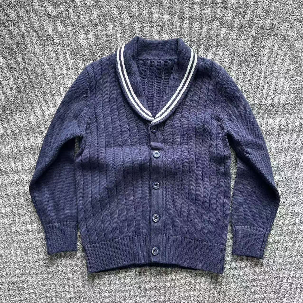 韩单 小厚实潮流休闲儿童针织开衫外套 男女童毛衣外套毛线开衫