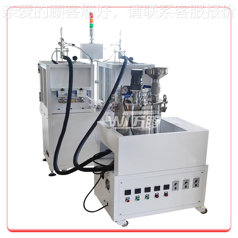 包箱式双头真灌空机脉冲高压包灌封胶胶WT-4082-无气泡灌胶液压马