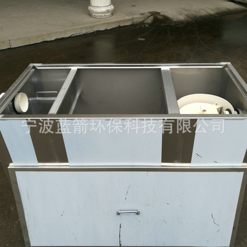 玻璃钢隔油池 餐饮酒店油污处理系统 耐腐蚀净化油水分离器