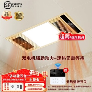 欧普达科奇超薄浴霸风暖智能卫生间集成吊顶多功能暖风机五合一