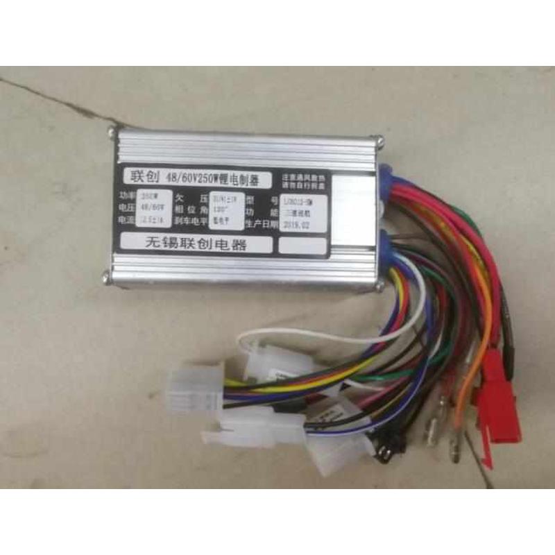 松捷控制器36v48v60v双模四合一电动车控P制器锂电自行车控制器