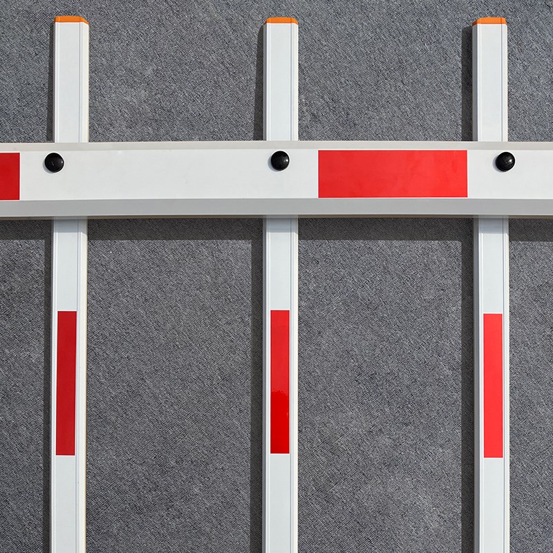 道闸栏杆停车场道闸杆栅栏铝合金小区门卫升降栏车U挡车杆加厚HK