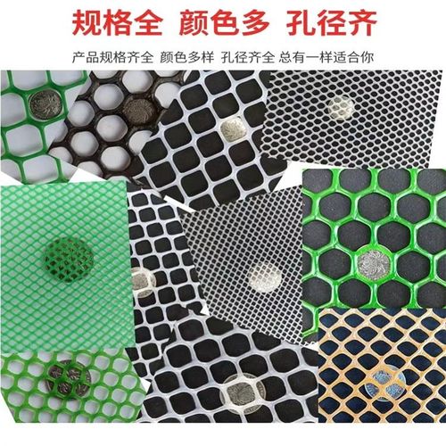 绿色塑料网格防护网阳台封窗防掉东西防猫坠落P养殖养鸡安全围栏