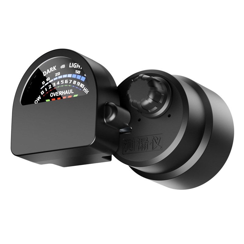 新款高精度墙体管道漏水听音检测仪声音J放大探测拾音器带显示表