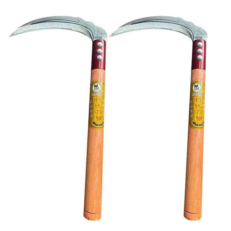 锰钢镰刀割g草刀轮胎镰刀钓鱼割草刀农用割玉米杆神器