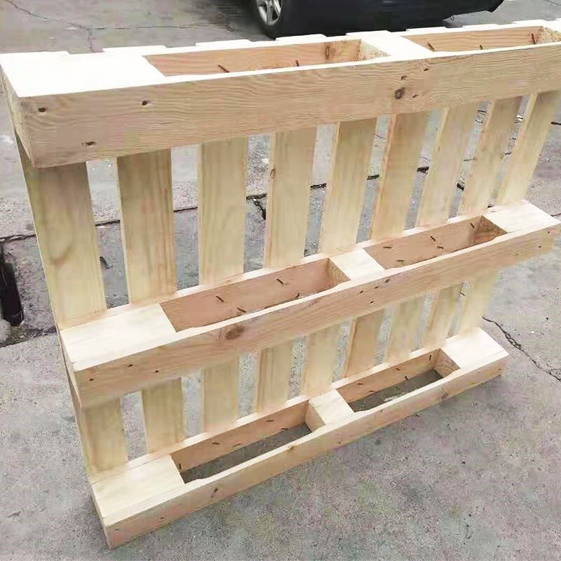 新免熏蒸胶合板托盘 木质周转木栈D板 仓库叉车物流木架木质托盘