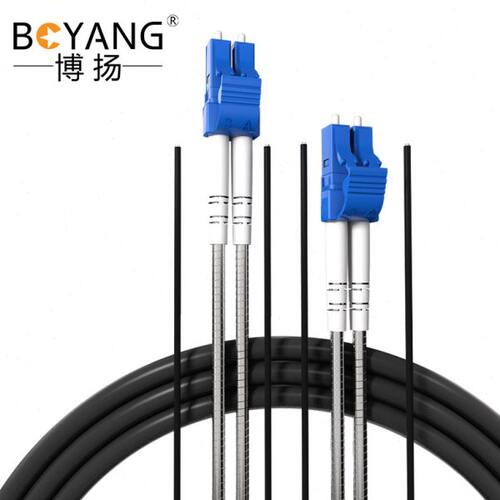 博扬 野战光缆  LC-LC/FC/SC 单模双芯 50米 BY-YZ50D