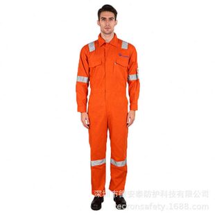 中海油阻燃连体服——橙色——阻燃防护服