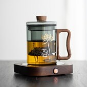 冬季 加热杯垫桌面温茶器茶水分离茶杯保温底座智能恒温杯垫热牛奶