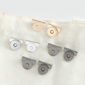 T磁吸扣 包包A1v501 封口卡扣配件磁铁扣皮包吸扣纽扣暗扣免缝扣