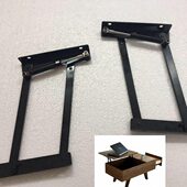 B23五金配件茶几铰链升降五金折叠配件气杆汽动杆升降架咖啡桌