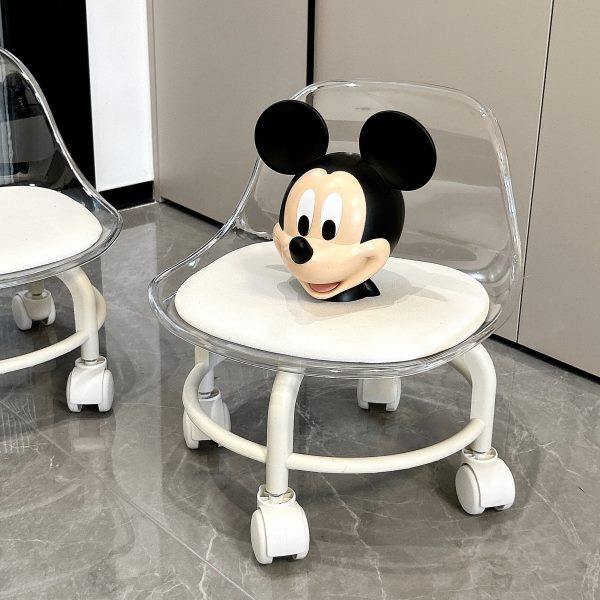 小凳子家用矮凳宝宝滑轮茶几沙发凳亚克力儿童客厅万向轮靠背椅子,住宅家具,矮凳,淘宝优惠券,粉丝福利购,淘宝优惠卷