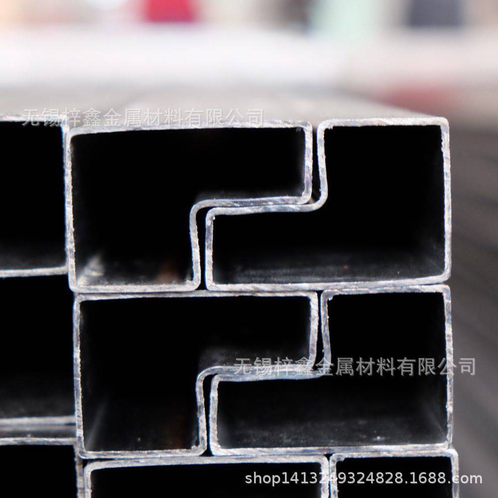 现货横梁P型管薄壁无锡直供P4060美式异形梁货架型材P形管