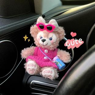 饰品2025新款 车载香薰汽车空调出风口装 雪莉玫可爱摆件车内香氛女