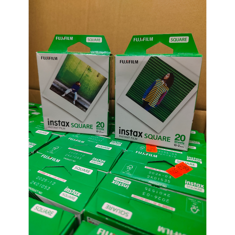 富士方形SQ拍立得白边相纸200张适用于sq1/6/10/20/40机型10盒装