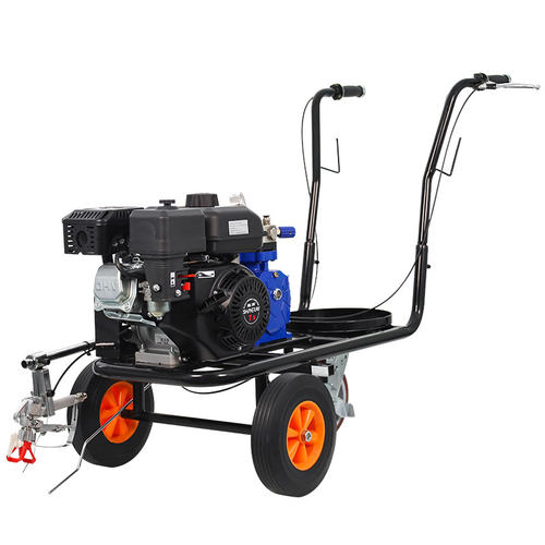 出口汽油冷喷划线机柴油道路v路面划线车画线车位小型跑道喷漆跑