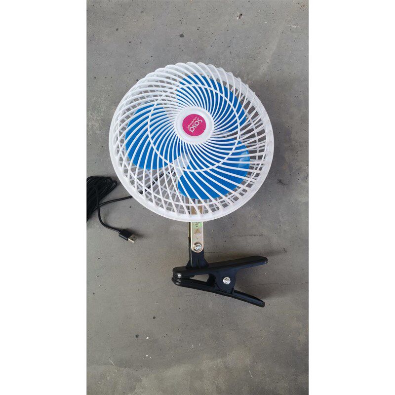 车载风扇面包货车汽车家用USB插头12V2P4V摇头制冷大风力