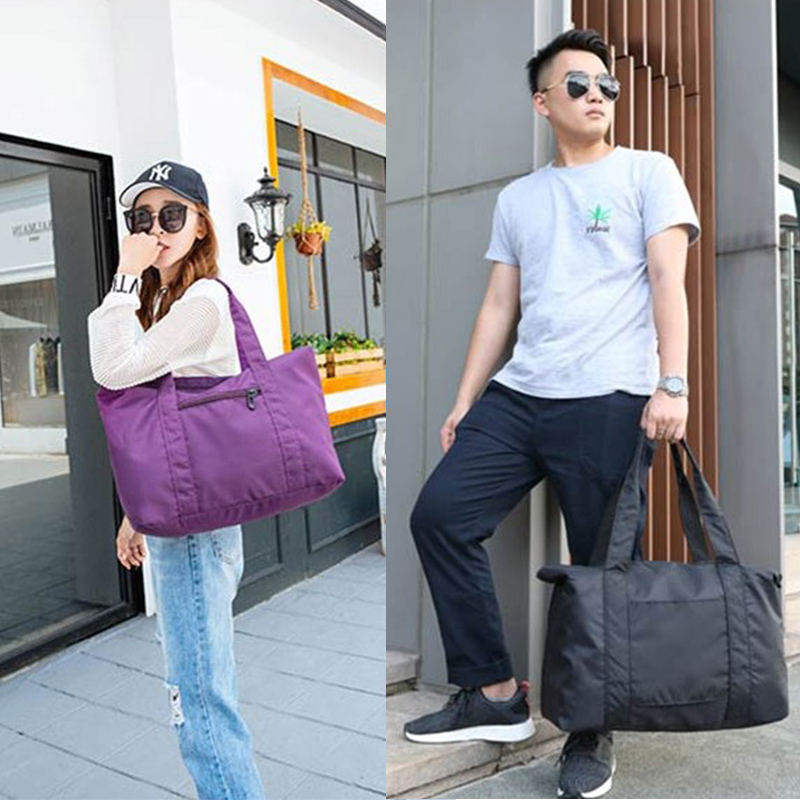 短途旅行包男小型行李袋女网红手提折叠J轻便大容量出差旅游收纳