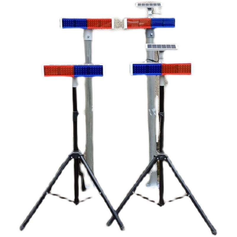 太阳能爆闪灯学校路口警示灯道z路施工路障灯交通频闪灯配移动支