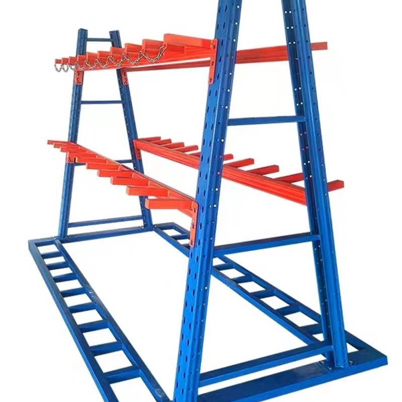 悬臂货架竖放A字材料架棒料托臂管材型材铝N合金多功能悬臂式定制