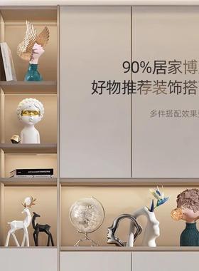 酒柜装饰品客厅电视墙两侧摆件家居饰品轻奢高档办公室桌面工艺品