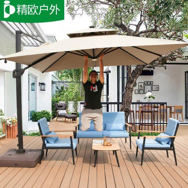 户外遮阳伞大型摆摊太阳能伞家用室外别墅花园罗马伞户外伞庭院伞,住宅家具,遮阳伞,淘宝优惠券,粉丝福利购,淘宝优惠卷