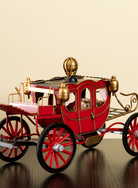 复古怀旧老式物件皇家马车汽车B铁艺模型摆件家居装饰工艺品摆设