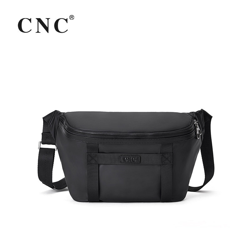 CNC新款休闲百搭男士腰包胸包通勤大容量防泼水斜挎包,箱包皮具/热销女包/男包,男士包袋,淘宝优惠券,粉丝福利购,淘宝优惠卷