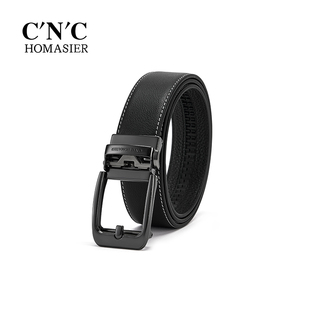 真皮腰带自动扣时尚 C·HOMASIER男士 百搭潮流腰带