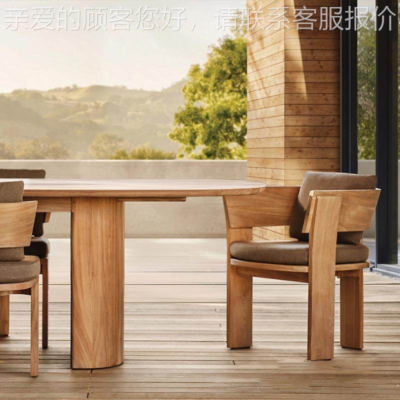 跨境园定制户沙发庭院阳台外花户外家具外室614设计防水防腐柚木,住宅家具,户外沙发,淘宝优惠券,粉丝福利购,淘宝优惠卷