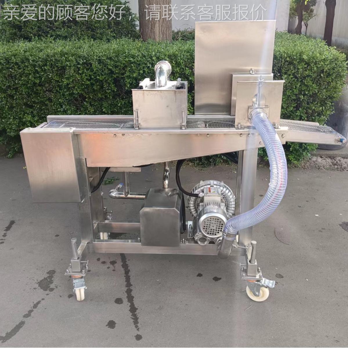 全干自动草DUX莓巧克力上涂机饼上巧克层力机麦丽均匀淋素浆机