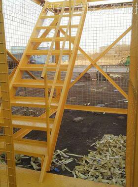 爬DEO筑施工建安全梯笼 路桥施工封闭式安全基梯笼梯 坑爬梯