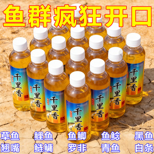 高浓度千里香小药钓鱼诱鱼剂野钓鲫鱼开口剂果酸红虫液饵料鱼饵