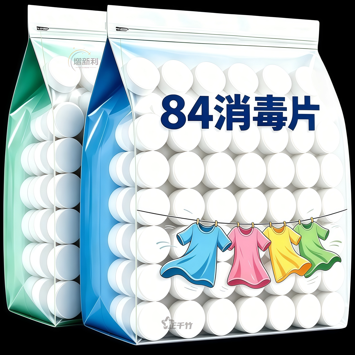 高品质84消毒片预防消杀衣物漂白