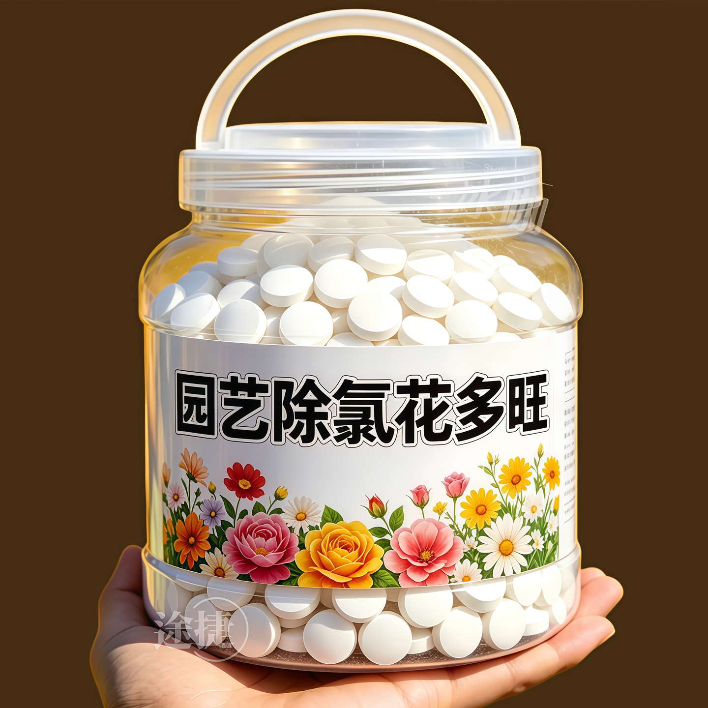 园艺除氯花多旺自来水浇花除氯养花叶子发黄发软干瘪专用肥催花剂
