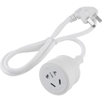 三芯电源延长线插座家用大功率防雨水空调专用插R板两脚插头插线