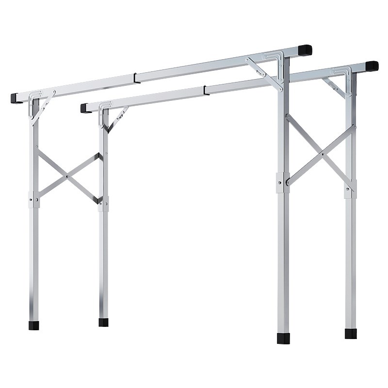 不锈钢免安装落地双杆三杆晾衣架可伸缩阳台室内外晒被.架晾晒神