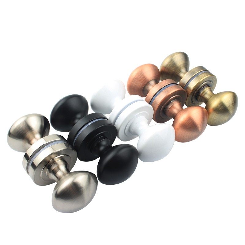 谷仓门隐形门拉手免打孔自粘拉手明装F木门房门圆形玻璃门把手单