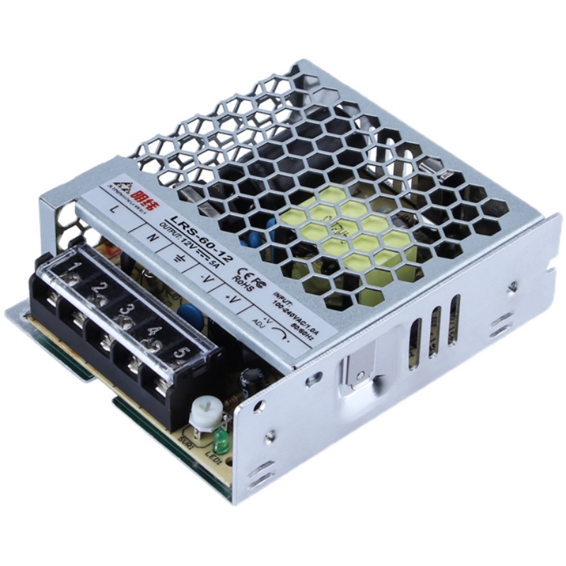 深圳明伟LRS-60-24V2.5A开关电源12v5GA直流变压器超薄220转36V48