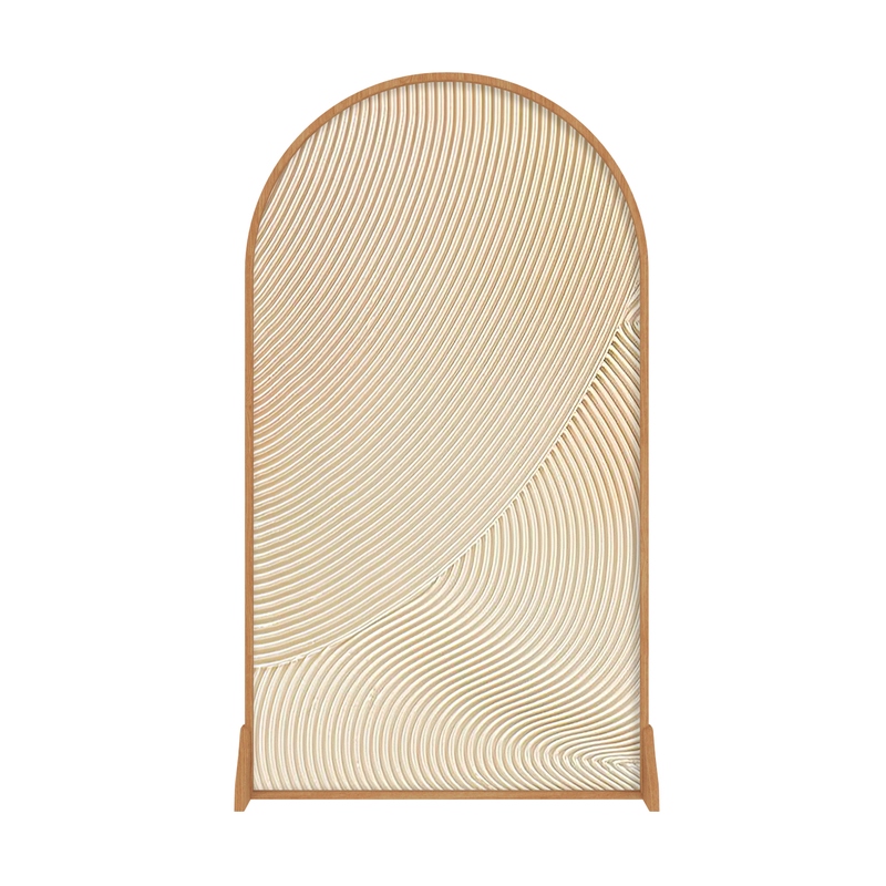 北欧屏风隔断客厅卧室遮s挡家用现代简约进门玄关实木轻奢移动座