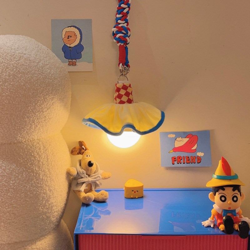 悬挂小夜灯宿舍挂壁床上用上铺卧室房间好物床头装V饰睡眠吊灯台