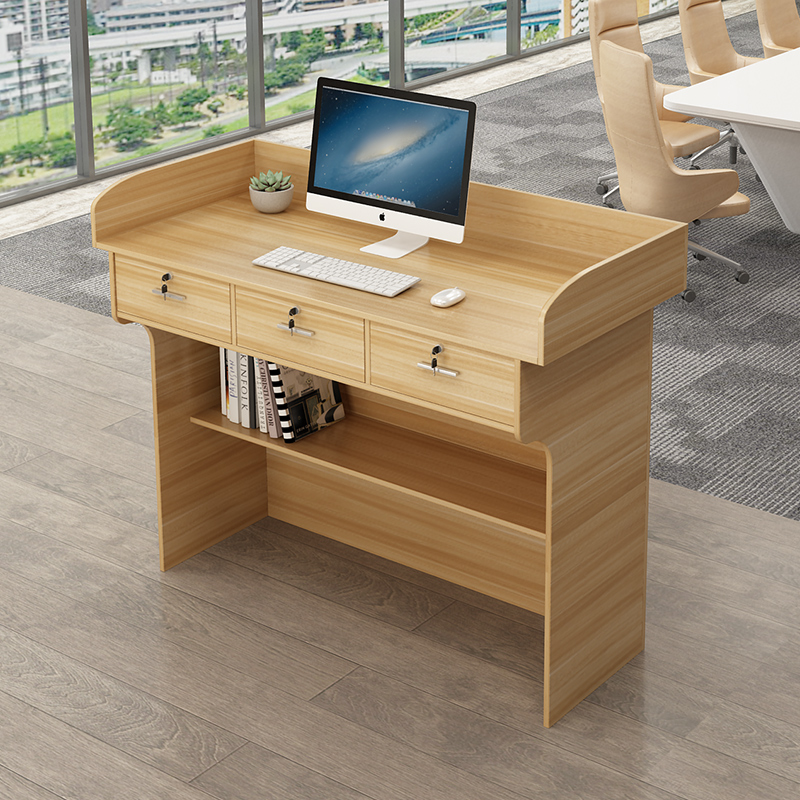 讲台讲桌讲d台桌教师教室学校培训会议室小演讲台老师发言台可移