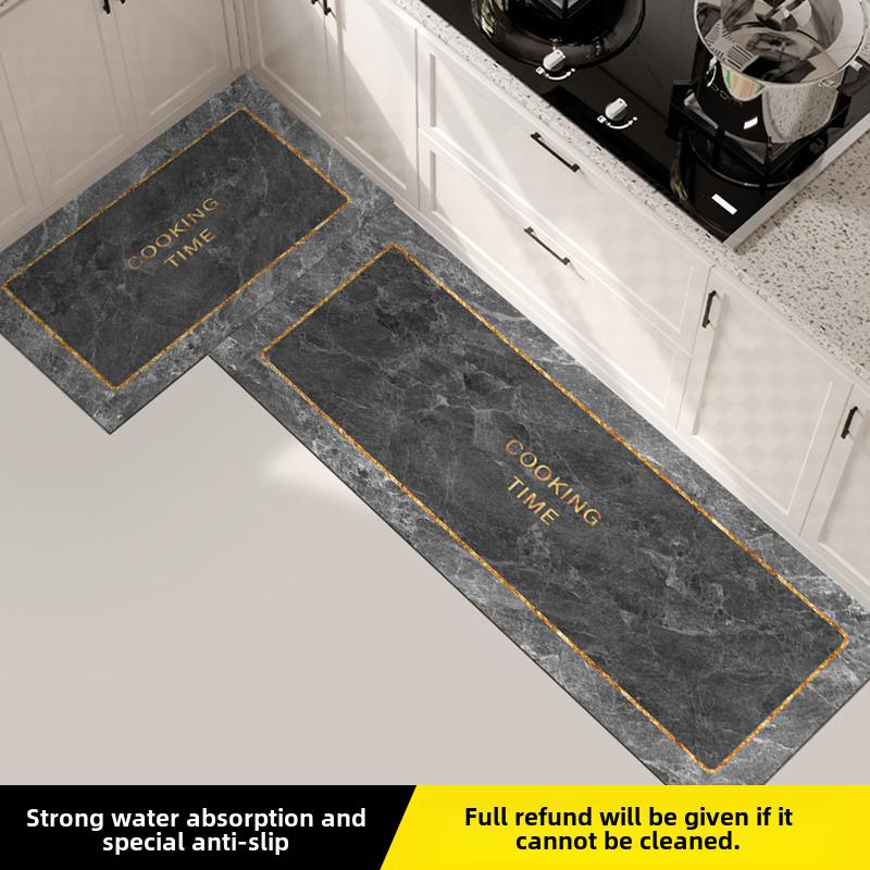 采购产品厨房地垫，家庭专用可擦和耐污的门垫，吸水，防滑和防油