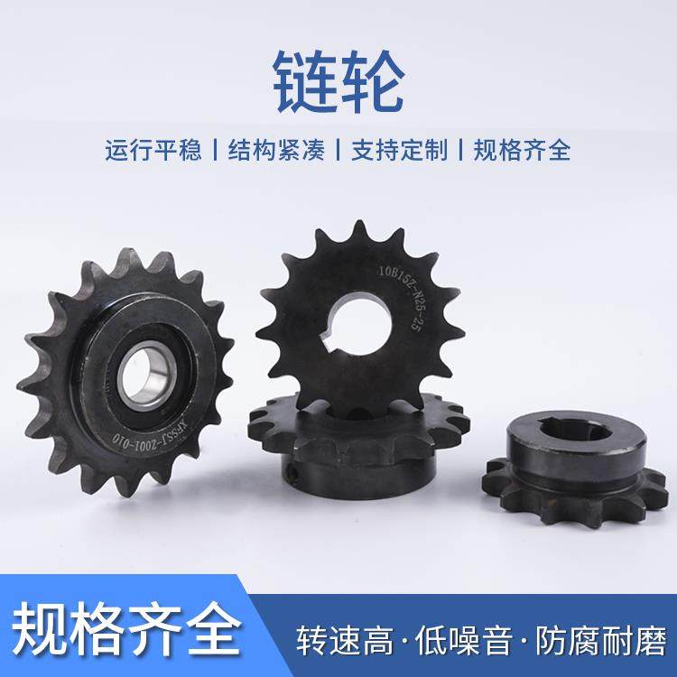 传动用45#钢链轮+链条 SP35B系列 SP35B10-S-8 SP35B10-N-10