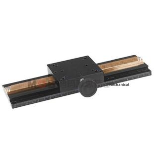 80宽微调滑台手动燕尾槽齿轮齿条XZ轴大负载长行程位移调节平台