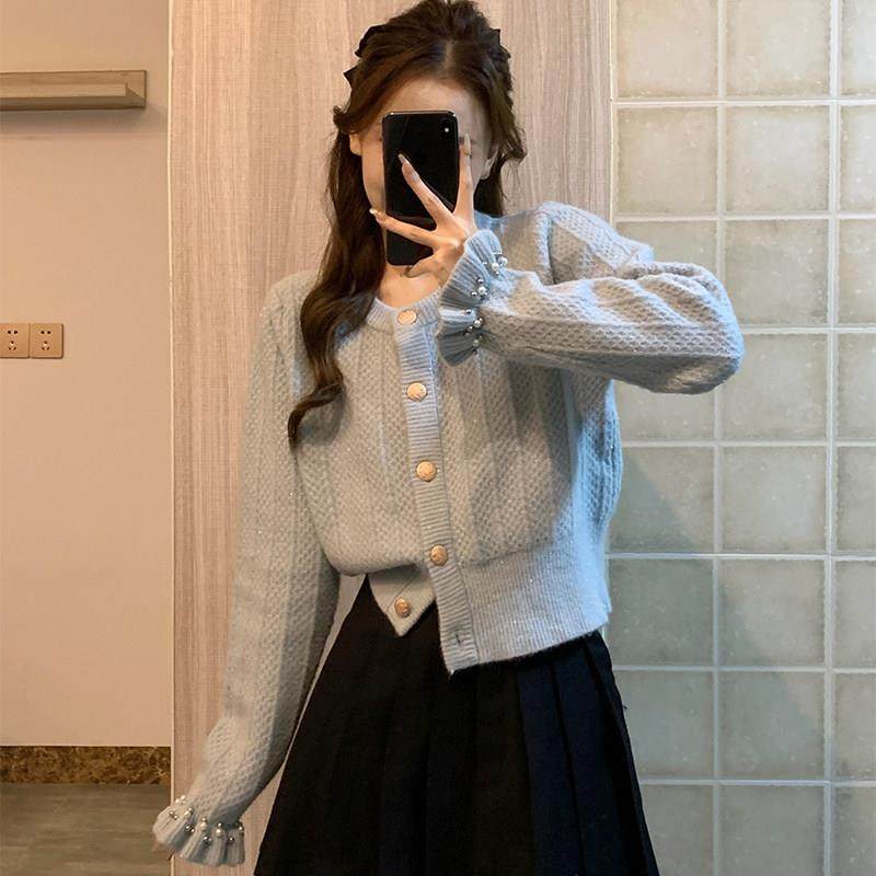 香20231201风亮闪小闪蝴蝶结针计织毛衣开衫丝女外套小众设感温柔,女装/女士精品,毛针织衫,淘宝优惠券,粉丝福利购,淘宝优惠卷