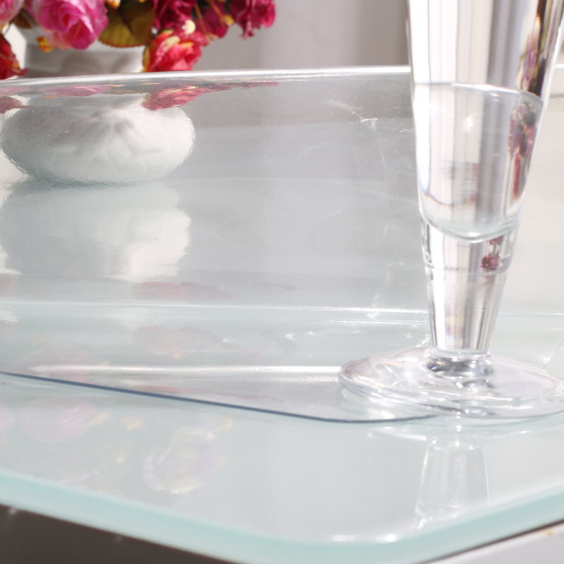 软质玻璃耐高温桌布防水防油免洗透明磨砂M餐桌茶几电视柜塑料包