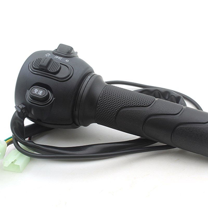 电动车格士铃009右边转把w左右喇叭开关把座变速开关加速转把座